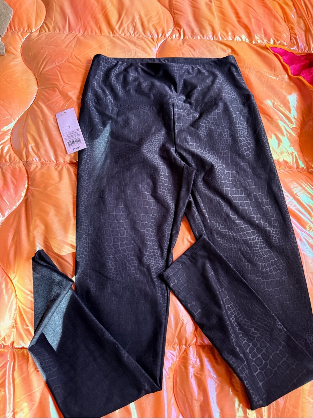wild fable Black Textured Girls' Leggings